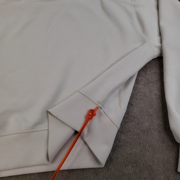 Lululemon‎ Softstreme Sweatshirt Womens Medium Beige Oversized Cropped Crew Neck - Picture 16 of 16